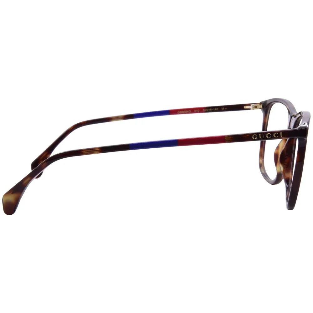 Gucci GG0554O Eyeglasses Black Acetate/Metal Square